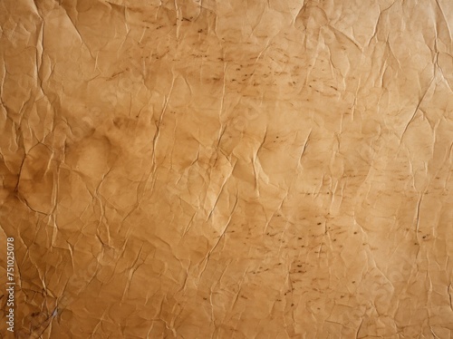 a brown paper with creases
