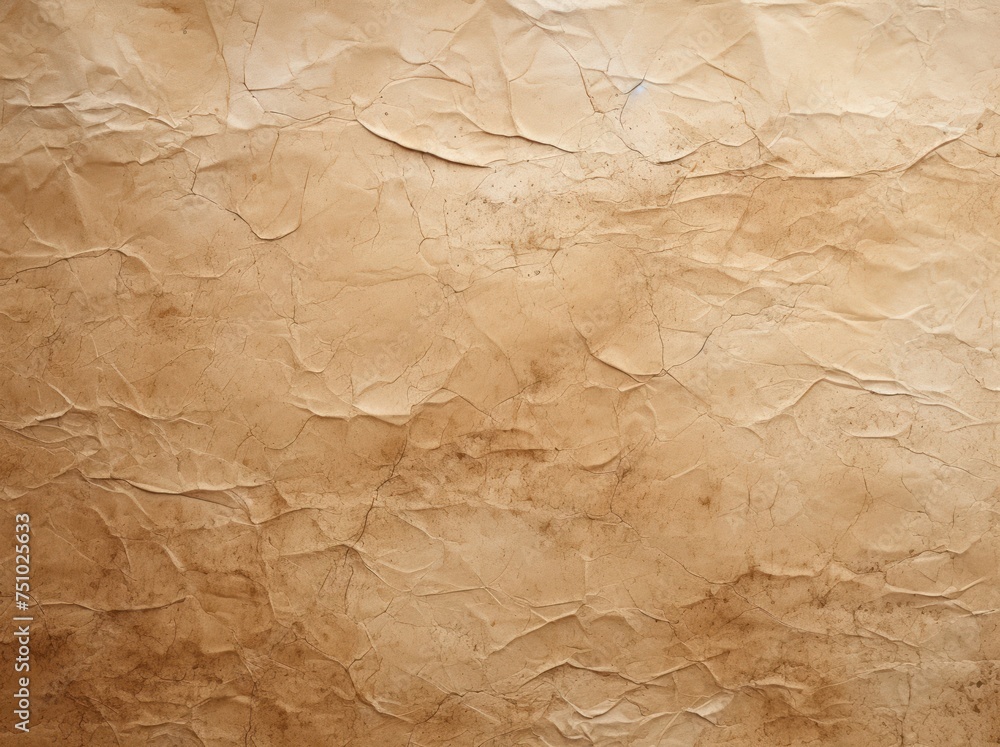 a brown paper with creases a brown paper with creases
