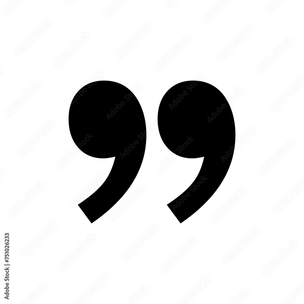 Quote icon vector isolated on white background. Quote sign icon. Quotation mark symbol. Quote icon vector isolated on white background. Quote sign icon. Quotation mark symbol.