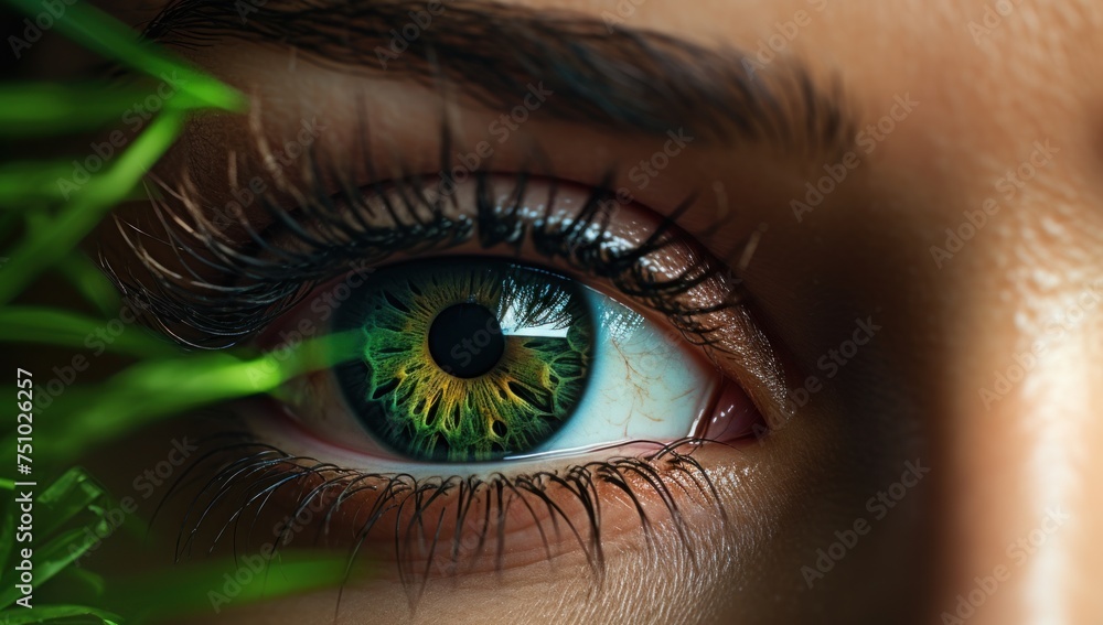 Fototapeta premium a close up of an eye