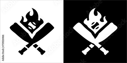 Illustration vector graphics of baseball icon