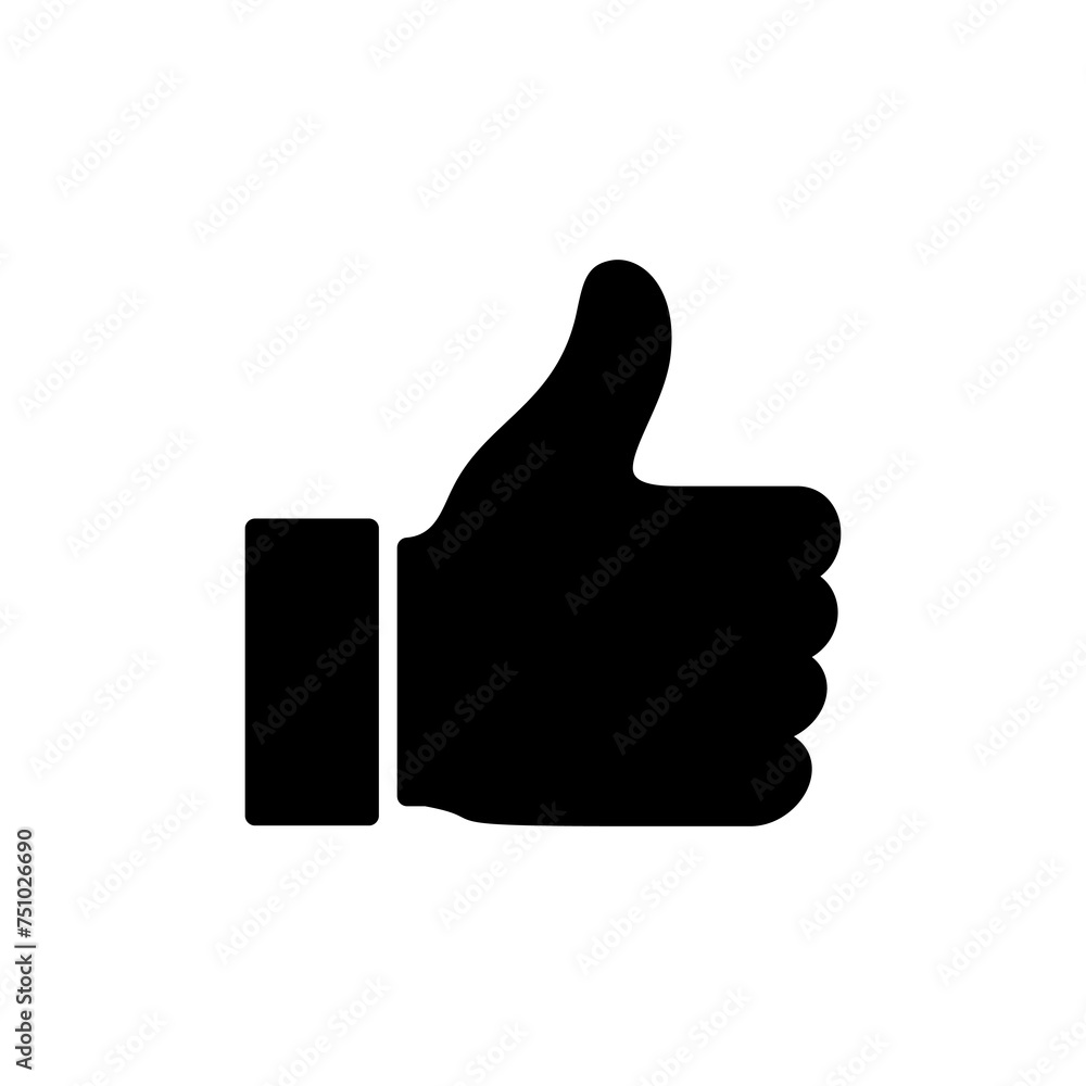 like icon vector isolated on white background. Thumbs up icon. social media icon like icon vector isolated on white background. Thumbs up icon. social media icon