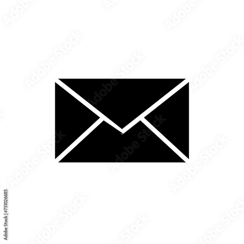 Mail vector icon vector isolated on white background. E-mail icon. Envelope illustration. Message