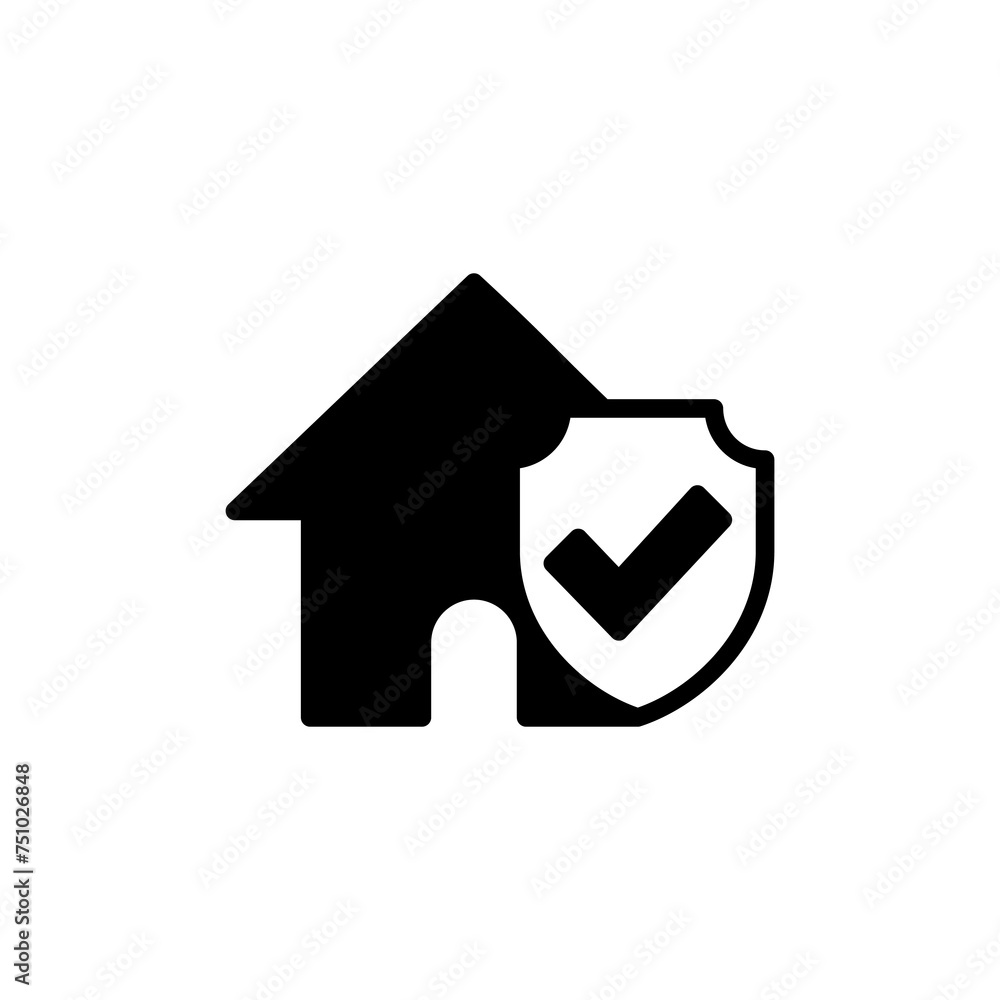 House insurance icon vector isolated on white background. house protection icon. House insurance icon vector isolated on white background. house protection icon.