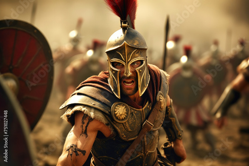 Achilles fighting in the Trojan War - Greek mythology and history
