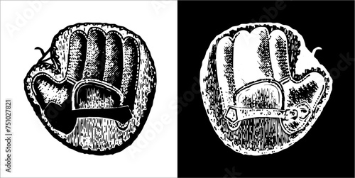 Illustration vector graphics of baseball icon