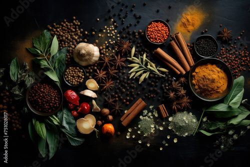 still life with spices