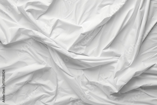 a white fabric with a crease © sam