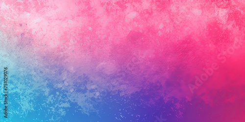 Vibrant grainy summer background pink blue purple red noise texture banner header poster retro design © Влада Яковенко
