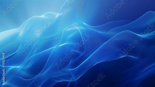 Close Up of Blue Waves Background