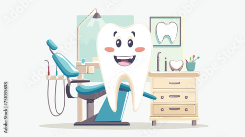 Dental Health design isolated on white background ca