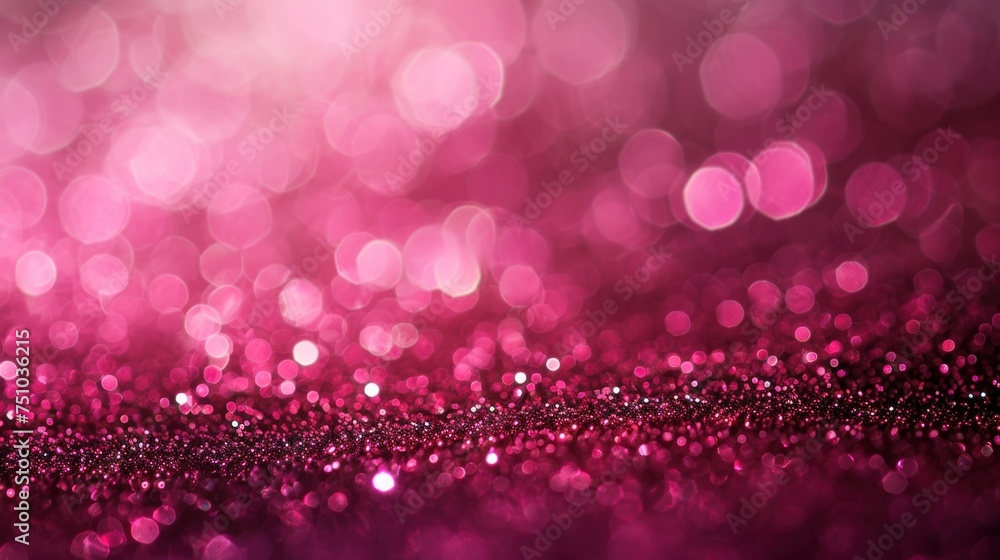 Sparkling abstract background. The sequin light is out of focus. Pink glitter