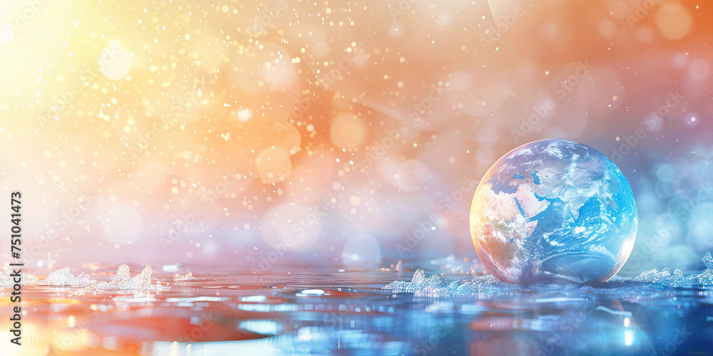 Global climate change background. Data visualization of temperature rise, melting ice caps, and extreme weather events. Environmental awareness concept Global climate change background. Data visualization of temperature rise, melting ice caps, and extreme weather events. Environmental awareness concept