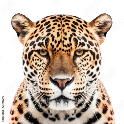 face of Jaguarisolated on transparent background, element remove background, element for design - animal, wildlife, animal themes