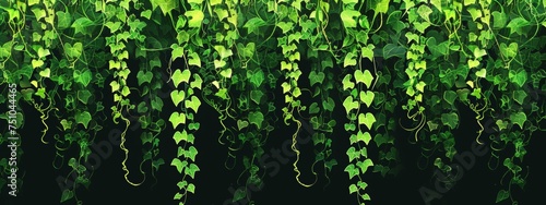 green hanging ivy