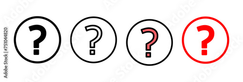 Question icon vector illustration. question mark sign and symbol