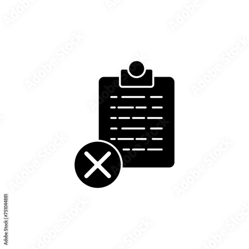 fail concept line icon. Simple element illustration. fail concept outline symbol design.