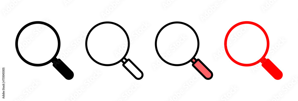 Search icon vector illustration. search magnifying glass sign and symbol Search icon vector illustration. search magnifying glass sign and symbol