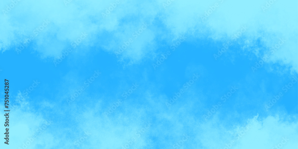 Sky blue misty fog AI format blurred photo ethereal crimson abstract galaxy space.reflection of neon cumulus clouds nebula space vector cloud,empty space.
