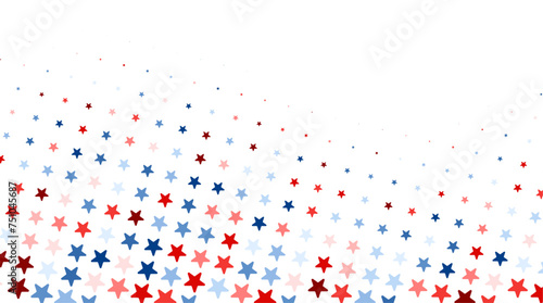 Gradual Patriotic Star Fade