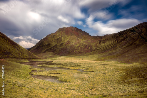 Wild andean landscape photo