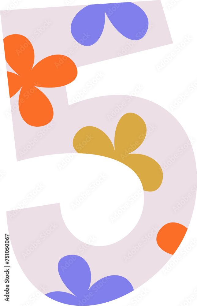 5 Digit Childish Alphabet 5 Digit Childish Alphabet