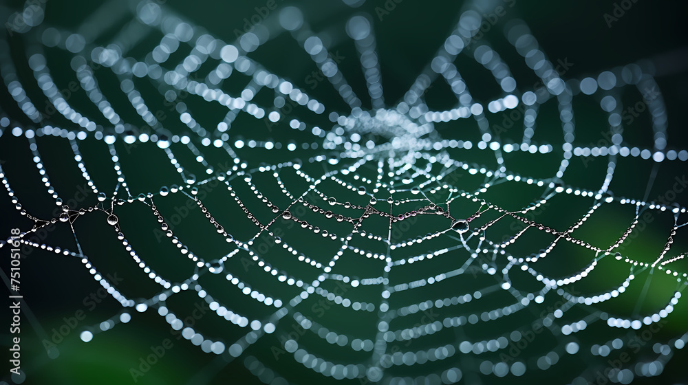 Spider web, intricate design of nature Spider web, intricate design of nature