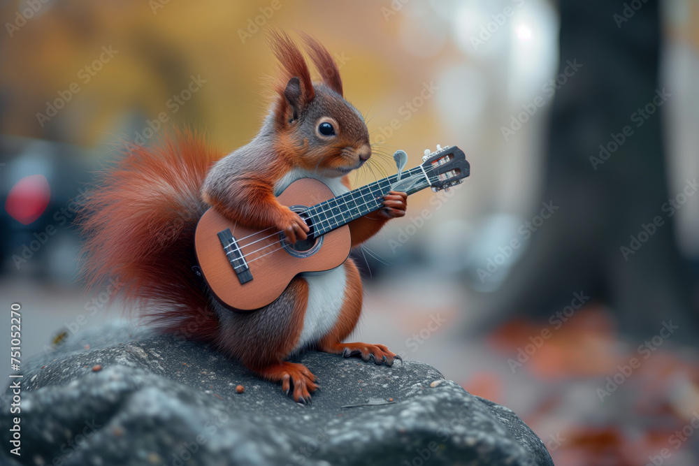 Musical Squirrel: Guitar Concert