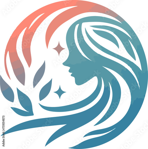 Artificial intelligence generation of beauty salon illustrations.
