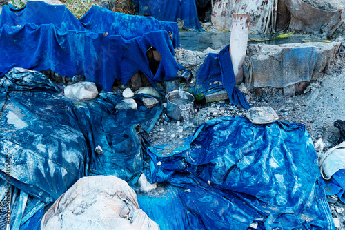 Plastic compilation by the Dead Sea 