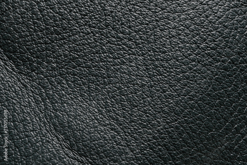 Black Leather Texture Detailed Background