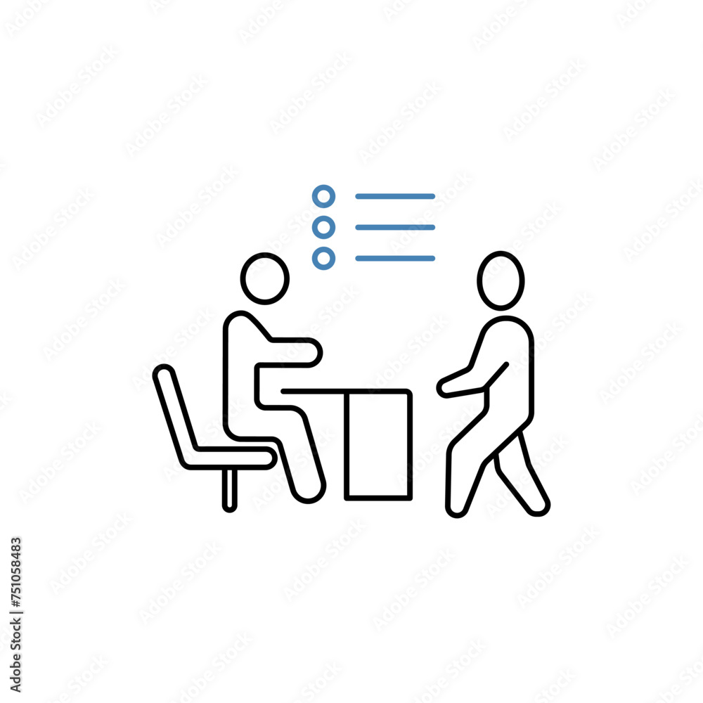 taking test concept line icon. Simple element illustration. taking test concept outline symbol design. taking test concept line icon. Simple element illustration. taking test concept outline symbol design.