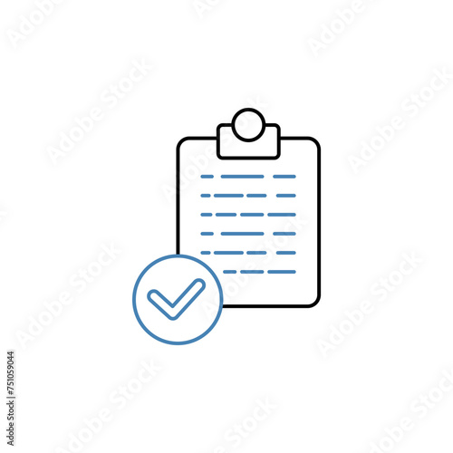 pass concept line icon. Simple element illustration. pass concept outline symbol design.