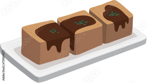 Taiwanese tofu illustration 