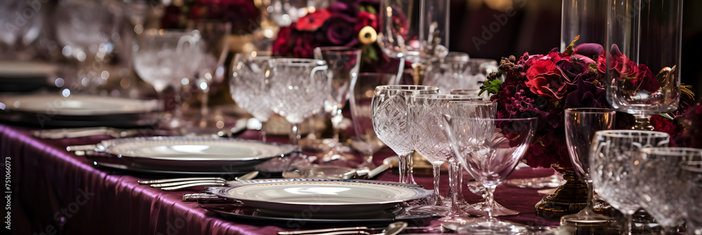 BZ Event Photography Captures the Grandeur of a Lavish Banquet Setting