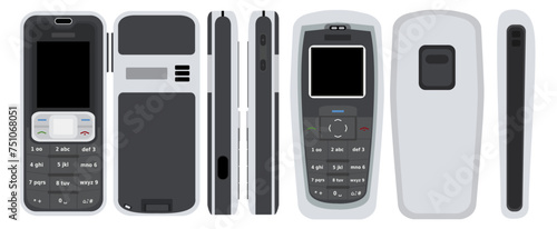 Old Japanese Telephone Mobile Devices