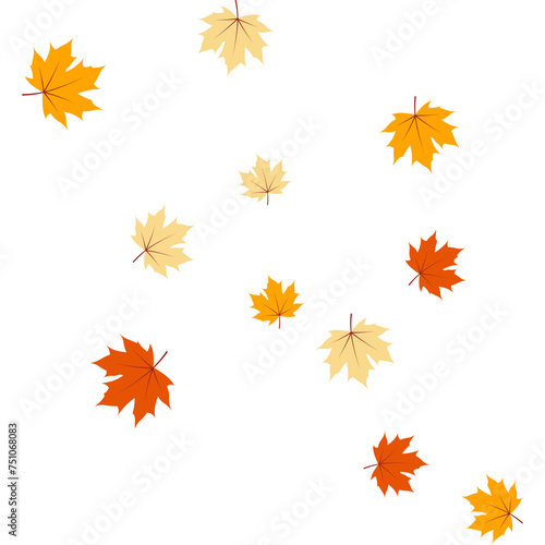 Fallen Leaves Vector