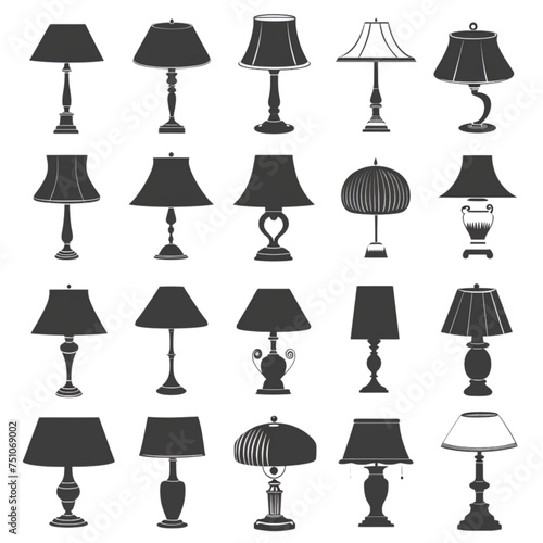 set of lamps