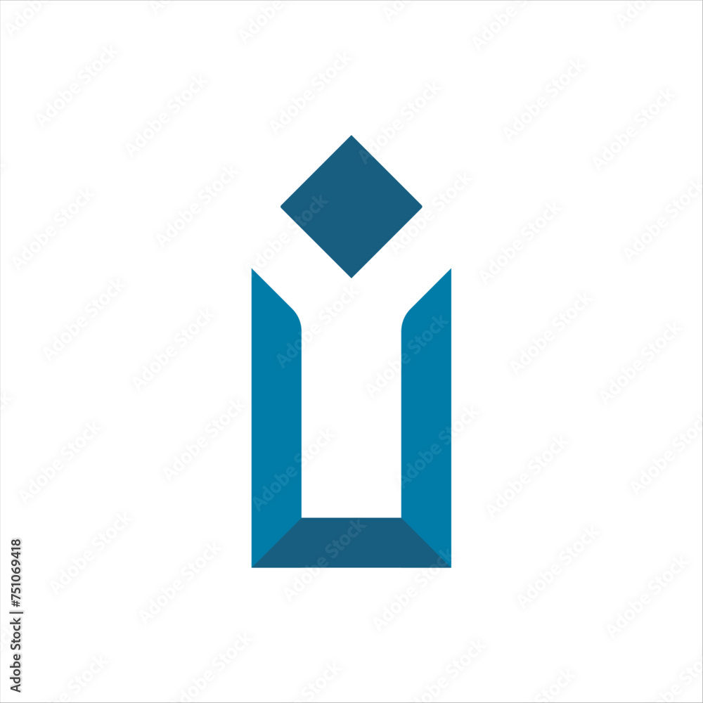 Abstract art depicting a U-shaped logo created in a minimalist manner represents a symbol of trust and prosperity Abstract art depicting a U-shaped logo created in a minimalist manner represents a symbol of trust and prosperity