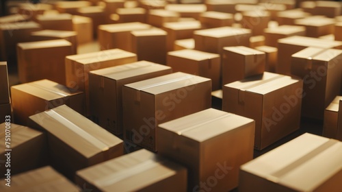 Stacked Wooden Boxes