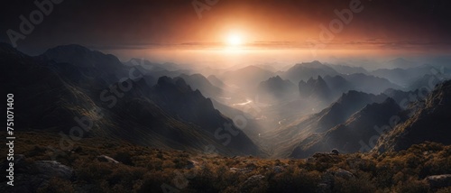 sunrise in the mountains #751071400