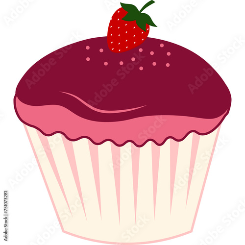 Cupcake Flat Design