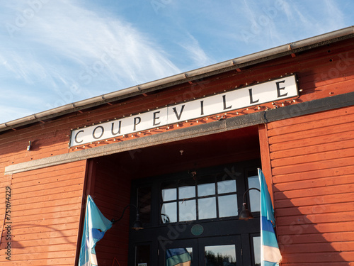 Coupeville Sign over Historic Coupeville Wharf
