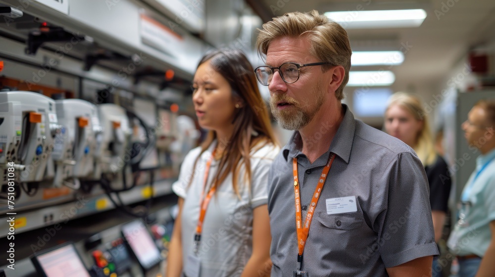Environmental scientists plan and research for an recycling plastic garbage . Environmental scientists plan and research for an recycling plastic garbage .