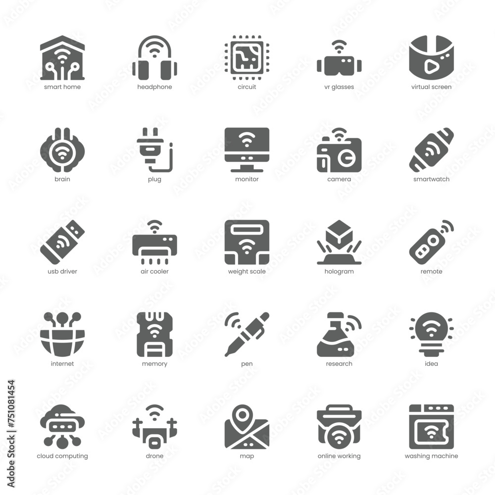 Digital Technology icon pack for your website, mobile, presentation, and logo design. Digital Technology icon glyph design. Vector graphics illustration and editable stroke. Digital Technology icon pack for your website, mobile, presentation, and logo design. Digital Technology icon glyph design. Vector graphics illustration and editable stroke.