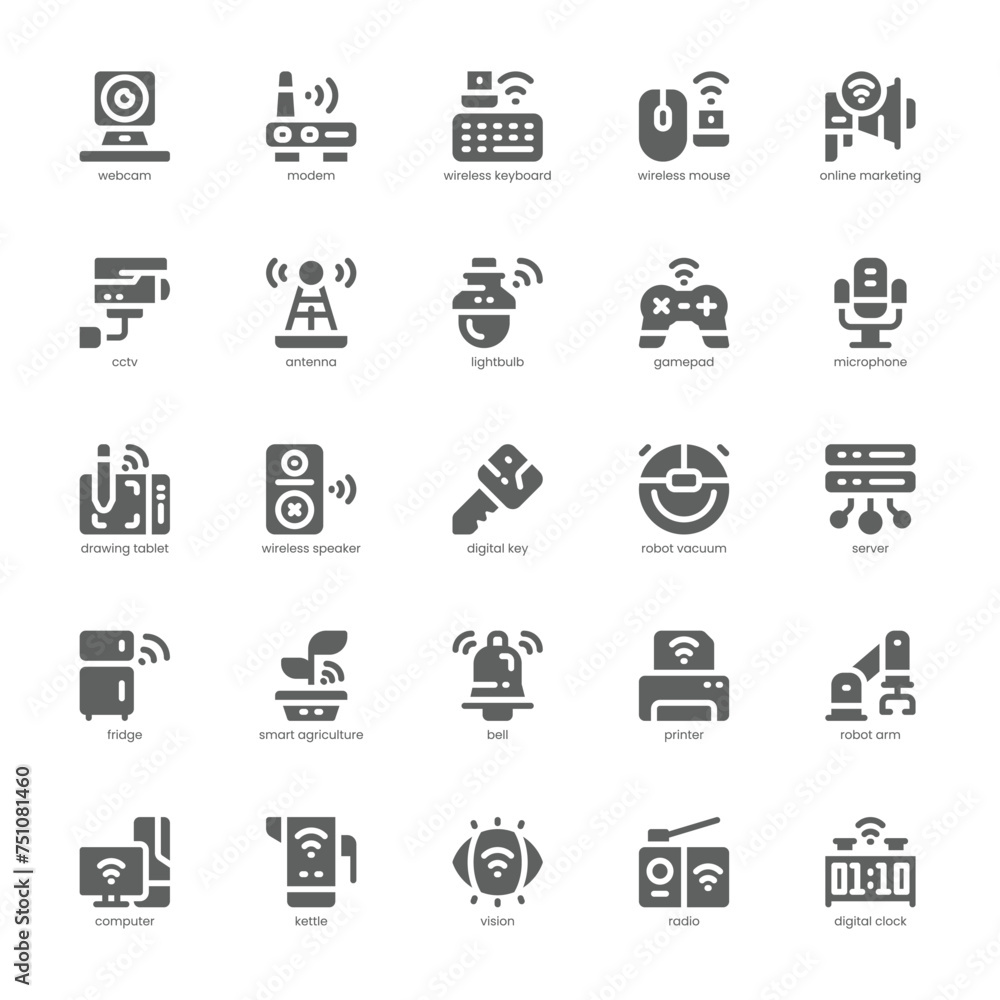 Digital Technology icon pack for your website, mobile, presentation, and logo design. Digital Technology icon glyph design. Vector graphics illustration and editable stroke. Digital Technology icon pack for your website, mobile, presentation, and logo design. Digital Technology icon glyph design. Vector graphics illustration and editable stroke.