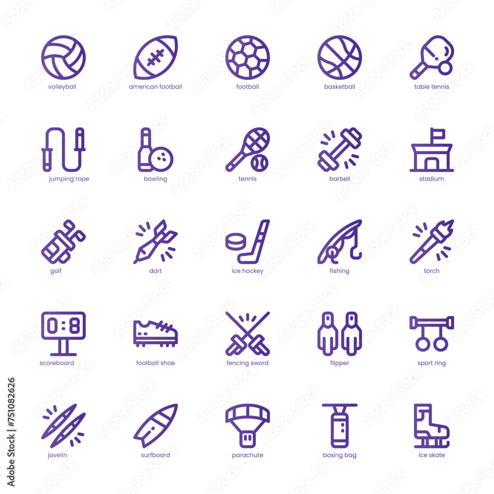 Sport and Olympic icon pack for your website, mobile, presentation, and ...