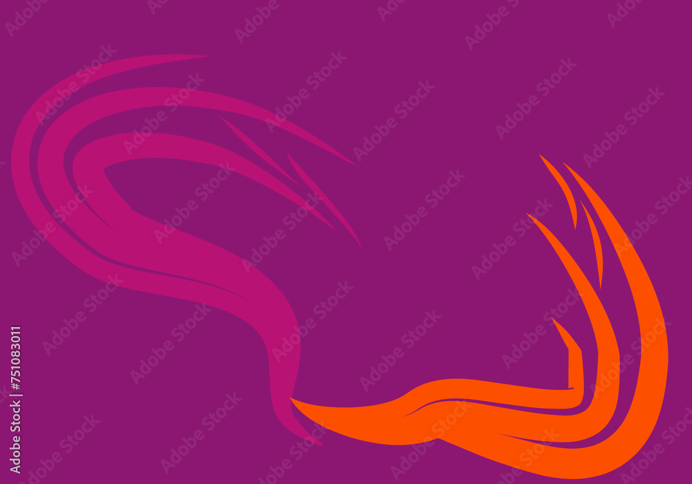 Obraz premium Abstract wave pattern background template