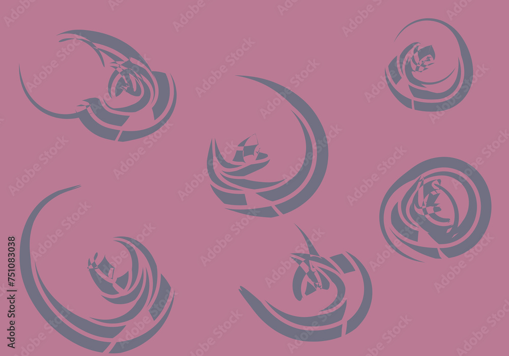 Abstract wave pattern background template