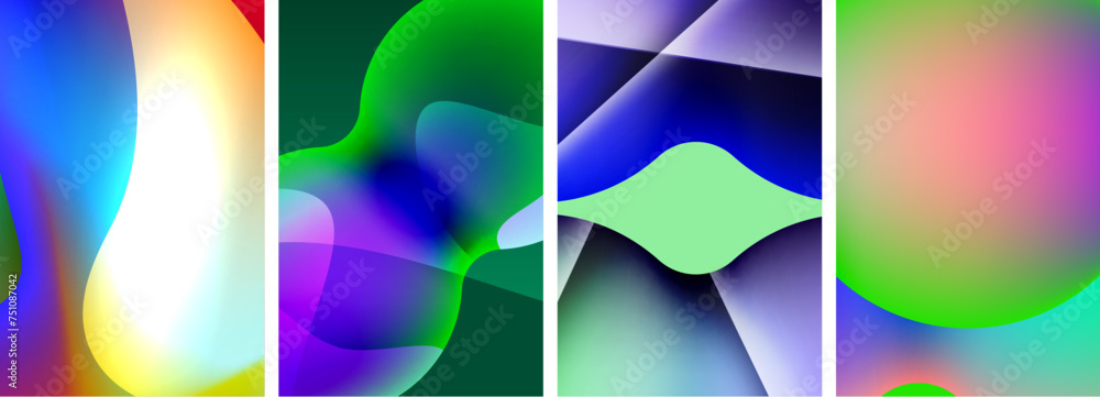 Fototapeta premium Abstract colors. Abstract backgrounds for wallpaper, business card, cover, poster, banner, brochure, header, website